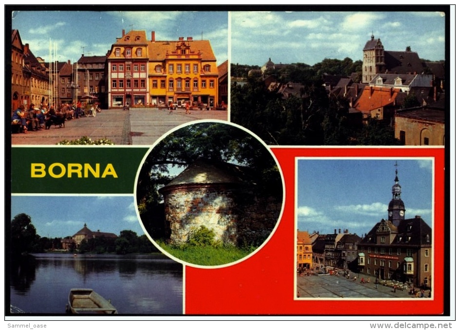 Borna  -  Mehrbild- Ansichtskarte Ca.1989    (4220) - Borna