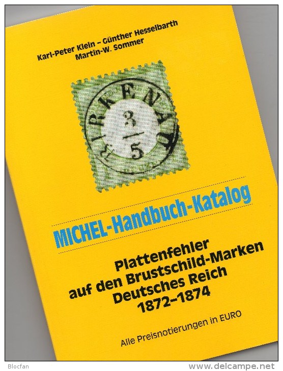 MICHEL Deutschland Brustschild-Handbuch 2001 Neu 78€ Deutsche Reich Plattenfehler DR Kaiserreich Special Catalog Germany - Otros & Sin Clasificación