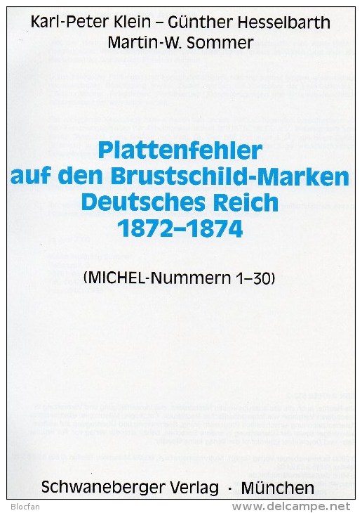 MICHEL Deutschland Brustschild-Handbuch 2001 Neu 78€ Deutsche Reich Plattenfehler DR Kaiserreich Special Catalog Germany - Libros & Cds