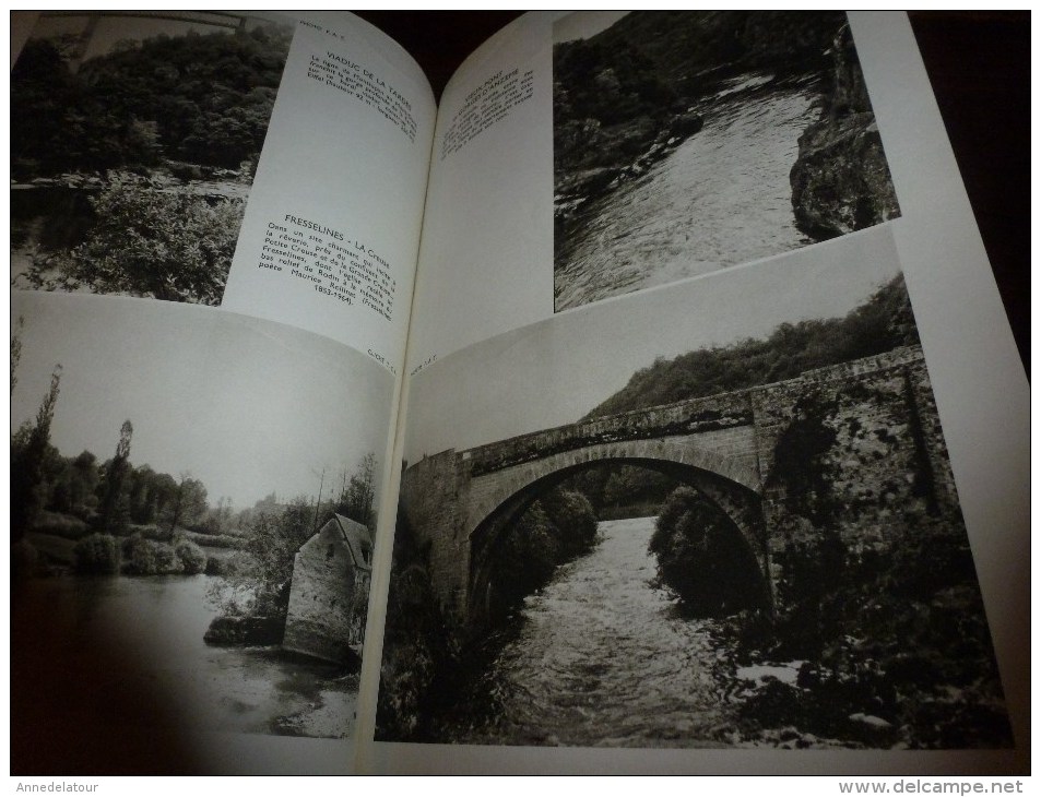 1968  LA FRANCE A TABLE : la CREUSE (Aubusson, Evaux-les-Bains,Crocq, Glenic, Felletin,Fresselines, Une paire de boeufs