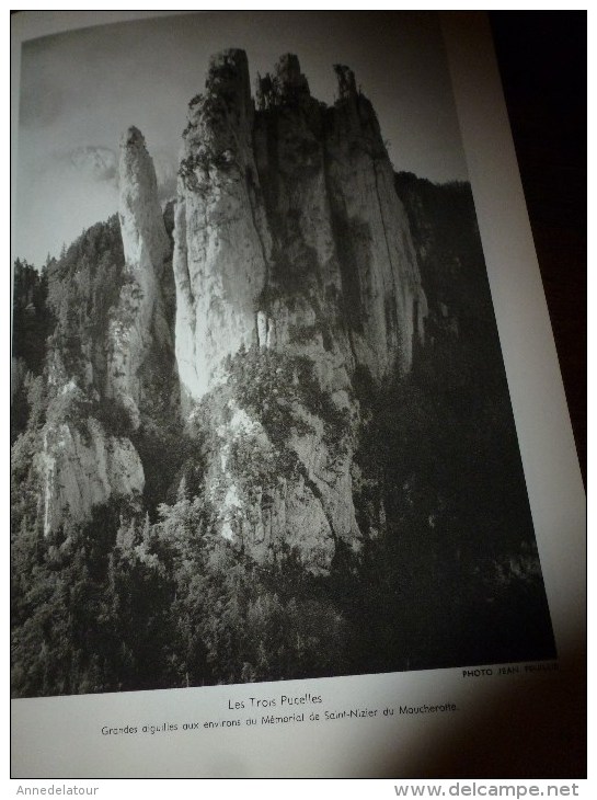 1968  LA FRANCE A TABLE :  l' ISERE (Vienne, Grenoble, Grande Chartreuse, Les 3 Pucelles , Glacier du Chardon...etc