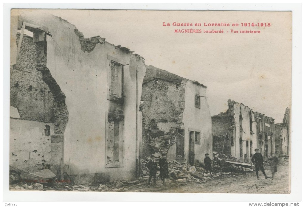 54 - Magnières Bombardé  -  Vue Intérieure - Autres & Non Classés