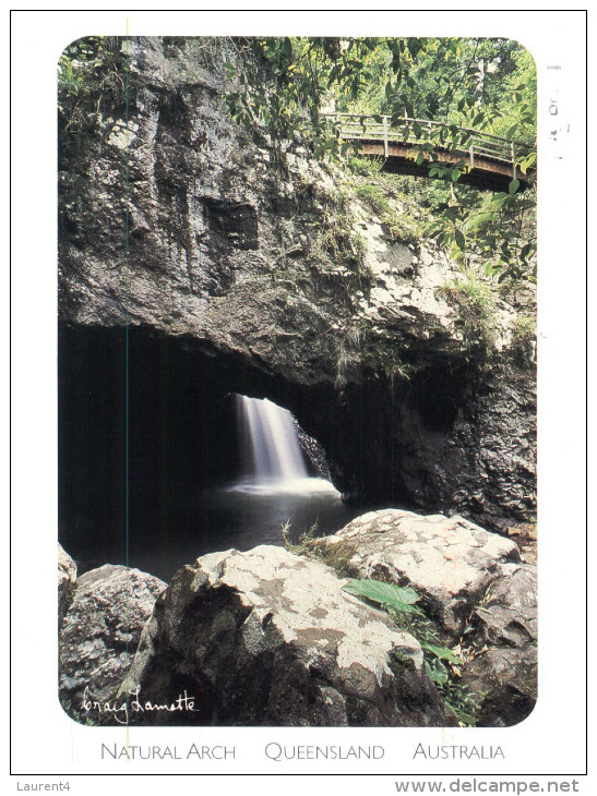 (105) Australia - QLD - Natural Arch And Waterfall - Atherton Tablelands