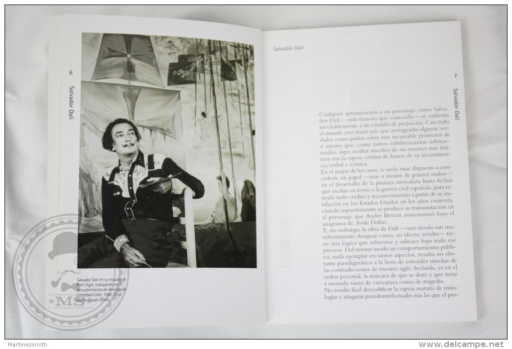 Salvador Dalí by Agustín Sanchez Vidal - Small Book written in Spanish, 2004