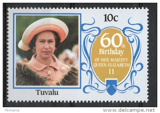 Tuvalu 1986 - Regina Elisabetta II Queen Elizabeth II MNH ** - Tuvalu