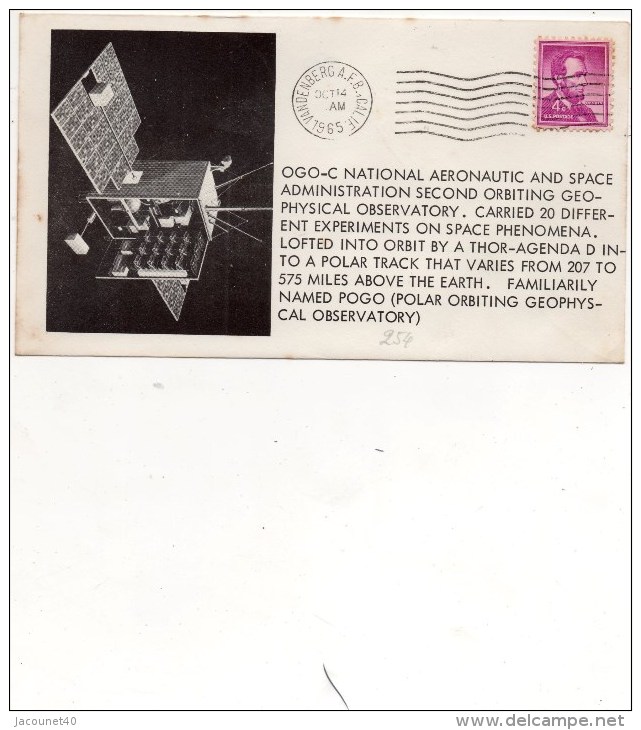 Cap Canaveral Aeronautic Le 14/10/1965 - Amérique Du Nord