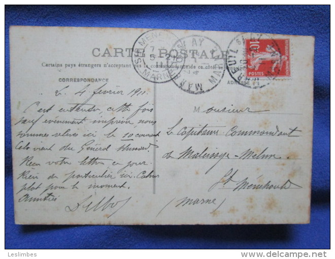 Au Pays Du Champagne Mareuil Sur Ay. Le Chateau Montebello (vu Du Canal). Edition Marotte 2. Voyage 1911. - Mareuil-sur-Ay