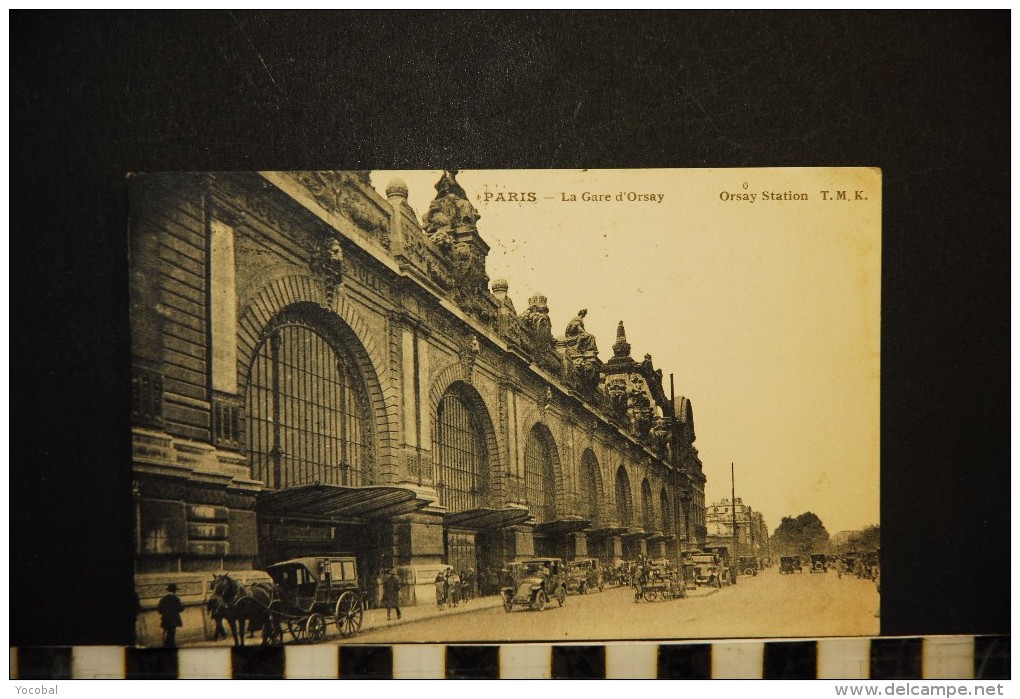 CP, TRANSPORTS CHEMINS DE FER GARES PARIS La Gare D'ORSAY Voyagé En 1925 - Bahnhöfe Ohne Züge