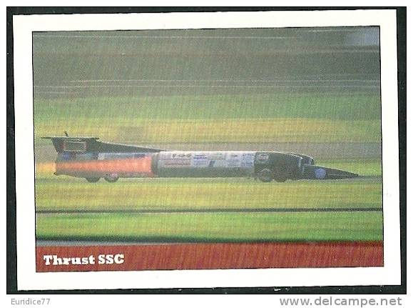 Thrust SSC Sticker - Size:70x50 Mm. Aprox. - Collection Of  Cars (240 Differents) - Altri & Non Classificati