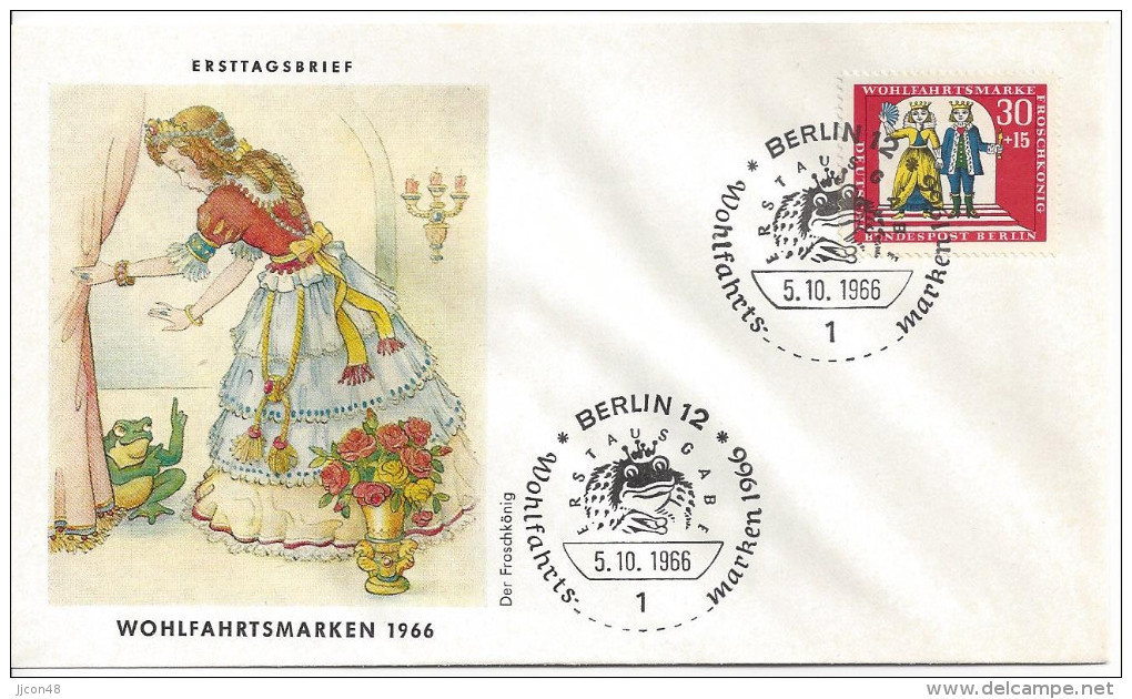 Germany (Berlin) 1966  Wohlfahrt  FDC  Mi.297 - Other & Unclassified