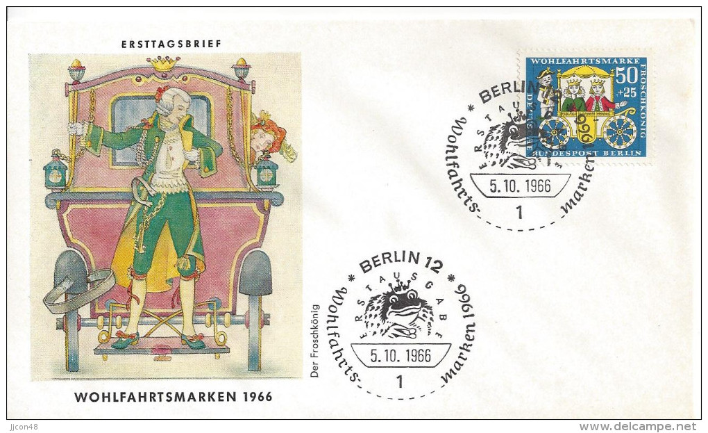 Germany (Berlin) 1966  Wohlfahrt  FDC  Mi.298 - Other & Unclassified