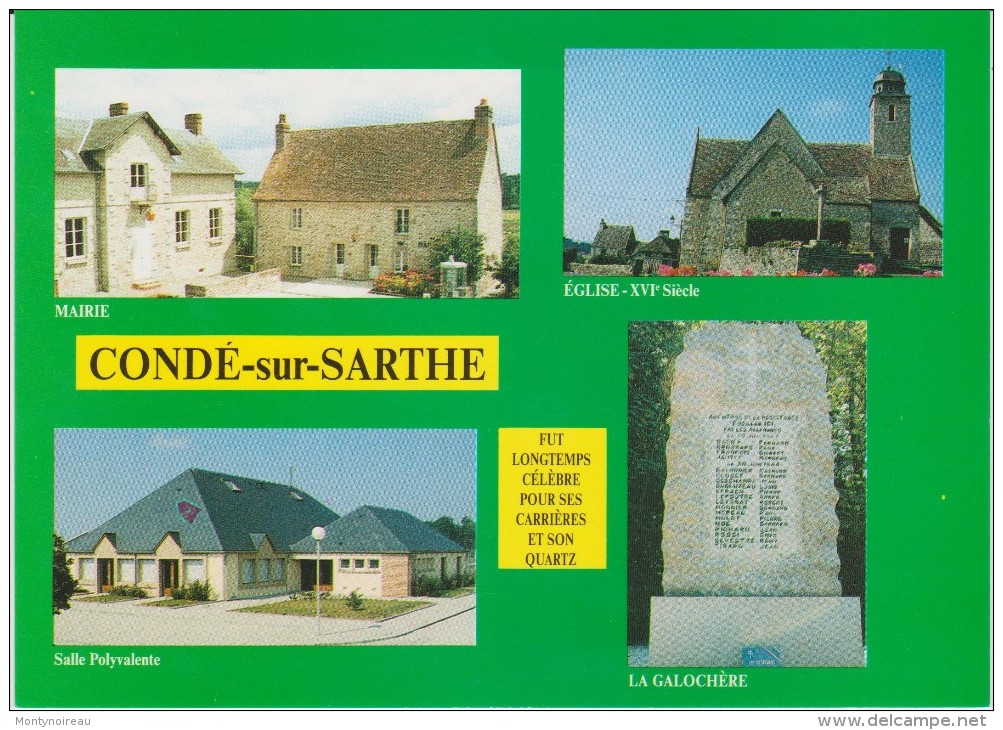 Timbre : Carte  1 Er  Jour ?  Condé  Sur  Sarthe  Prés  Alençon    1989 - Autres & Non Classés