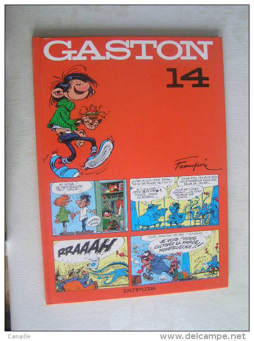 Gaston Lagaffe 14, Franquin Et Les Rubriques De Delporte.1997 - Gaston