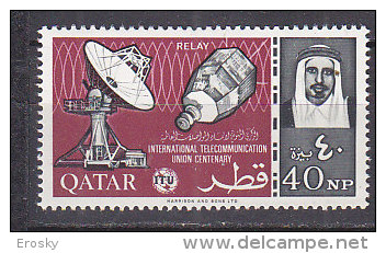 K0930 - QATAR Yv N°66 ** TELECOMMUNICATIONS - Qatar