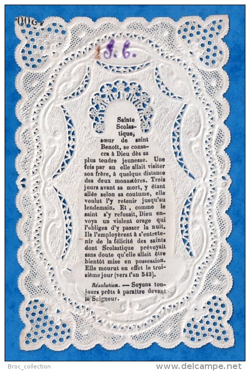 Canivet Sainte Scolastique, Scholastique, éd. Bouasse-Lebel N° 1201, Image Pieuse - Images Religieuses