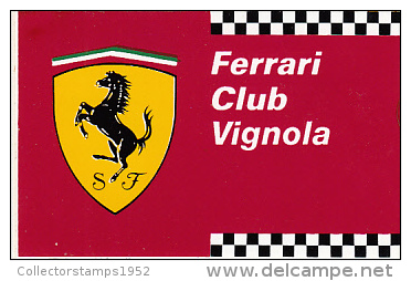 Adesivi - 14072- STICKER, FERRARI CLUB VIGNOLA, CARS