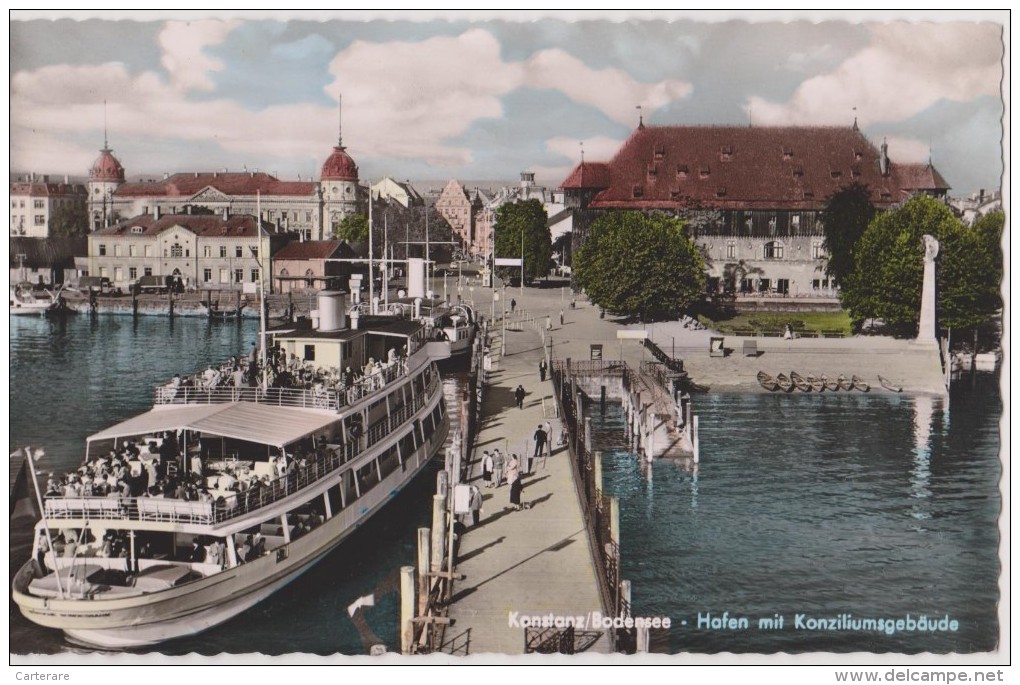 Allemagne,GERMANY,deutsch Land,BADE WURTEMBERG,KONSTANZ,bateau,port - Konstanz