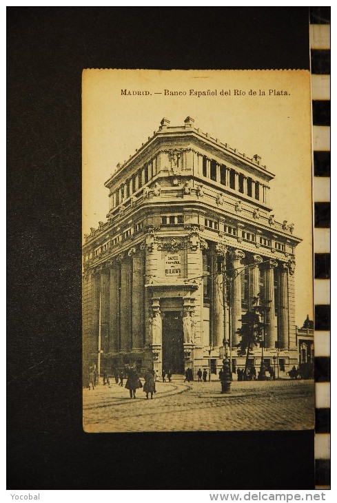 CP, ESPAGNE MADRID Banco Espanol Del Rio De La Plata Voyagé En 1968 - Madrid