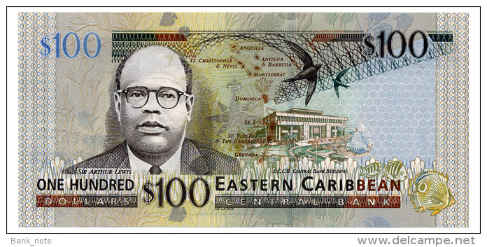 EAST CARIBBEAN STATES 100 DOLLARS ND(2008) Pick 51 Unc - Caraïbes Orientales