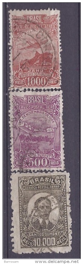 Brazil1929:Scott Lot Of 3 Used - Airmail