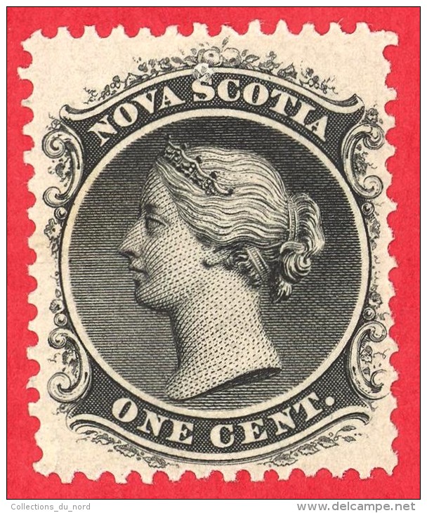 Canada Nova Scotia -  # 8 - 1 Cent - Mint - Dated  1860 - Queen Victoria / Reine Victoria - Neufs