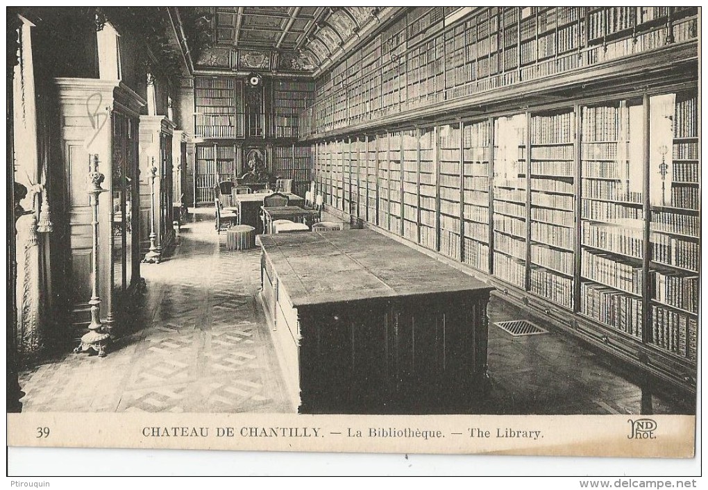 Bibliothèque - Chateau De Chantilly - Bibliothèques