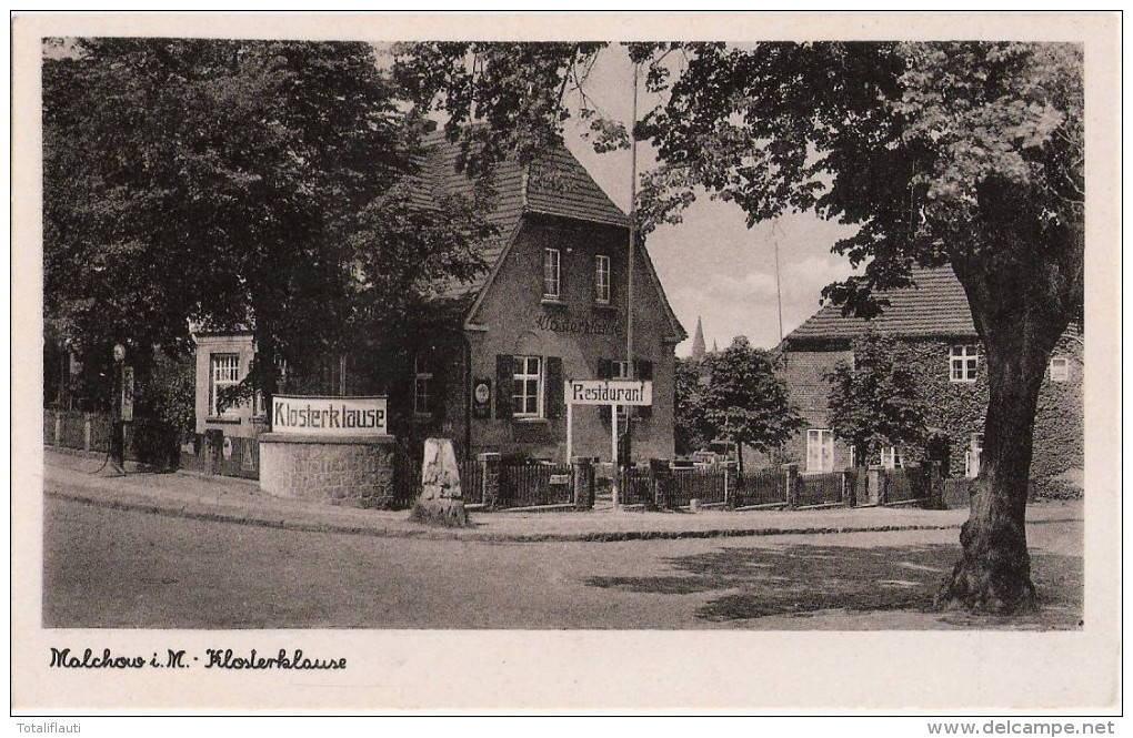 MALCHOW In Mecklenburg Restaurant Klosterklause TOP-Erhaltung Verlag Schöning & Co Lübeck Ungelaufen - Roebel