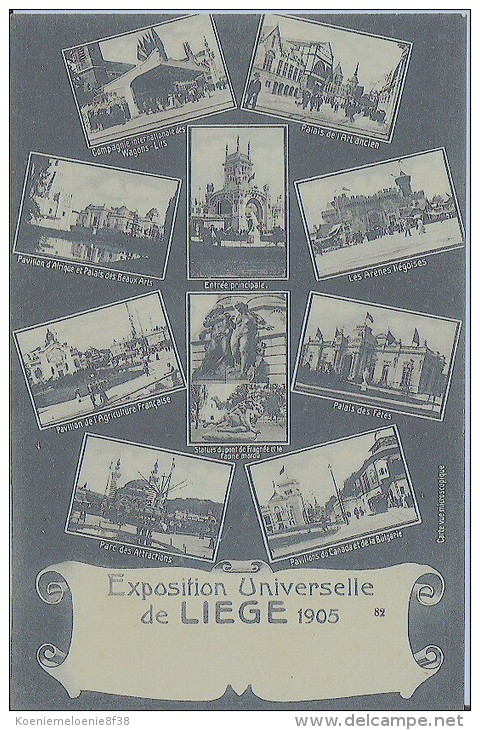 LIÉGE -  EXPOSITION UNIVERSELLE 1905 - Liège