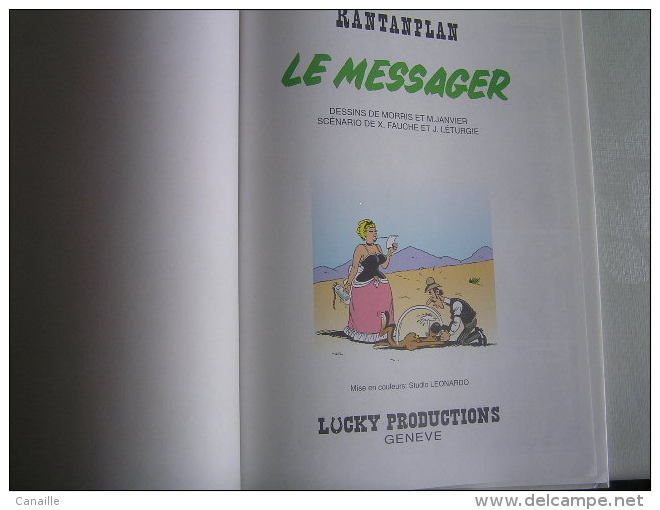 Rantanplan, Le Messager, Série:Lucky Luck, 46 Pages - Titre:Rantanplan, Auteur:Morrise - Rantanplan