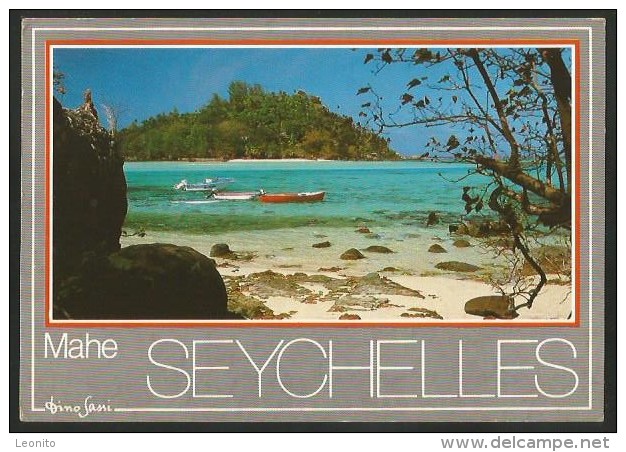 SEYCHELLES Moyene Island Seen From Round Island Both Within The Ste. Anne Marine National Park Mahe 1987 - Seychelles