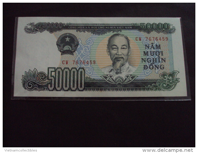 Vietnam Viet Nam 50000 Dong AU Banknote / Billet 1994 -P#116 / 02 Images - Vietnam