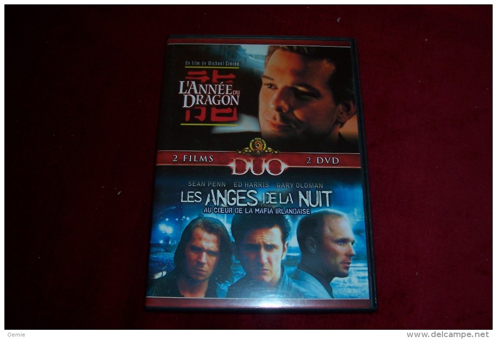 DOUBLE DVD  ° L'ANNEE DU DRAGON  +  LES ANGES DE LA NUIT - Krimis & Thriller