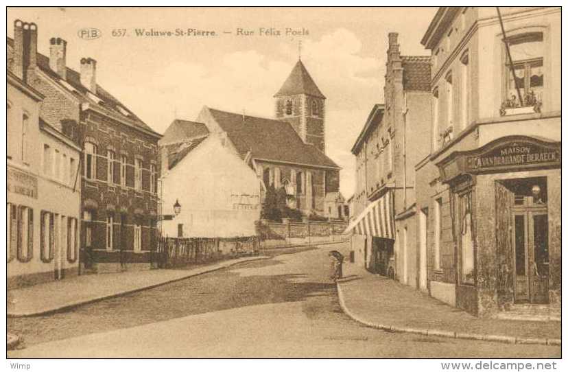 Bruxelles- Woluwé - Rue Félix Poels Et L'Eglise - Woluwe-St-Lambert - St-Lambrechts-Woluwe