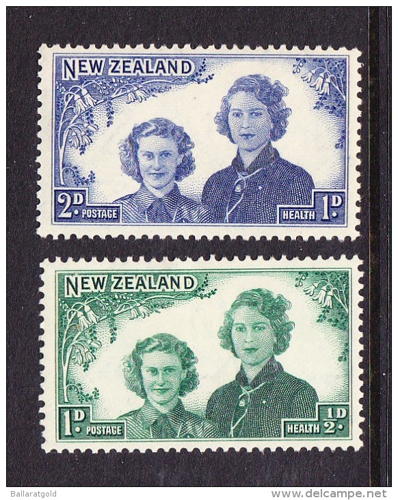 New Zealand 1944 Health Set Mint - Unused Stamps