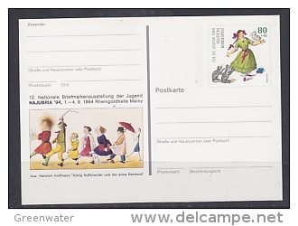 Germany 1994 Najubria '94 Postal Stationery Postcard Unused (19994) - Geïllustreerde Postkaarten - Ongebruikt