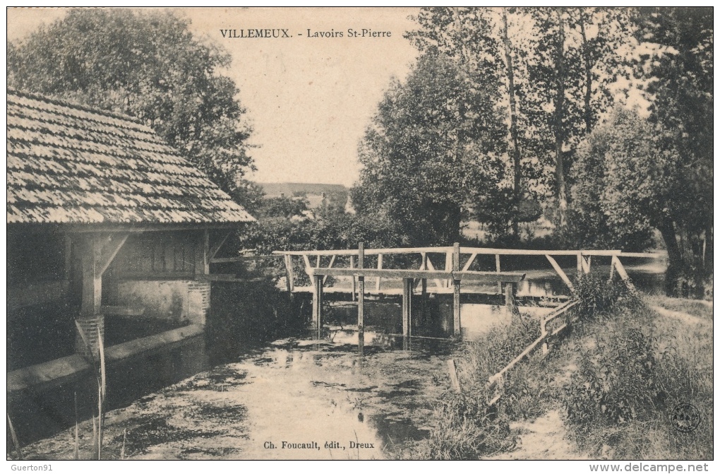 ( CPA 28 )  VILLEMEUX  /  Lavoirs St-Pierre  - - Villemeux-sur-Eure