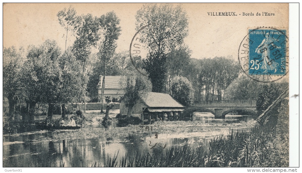 ( CPA 28 )  VILLEMEUX  /  Bords De L'Eure  - - Villemeux-sur-Eure