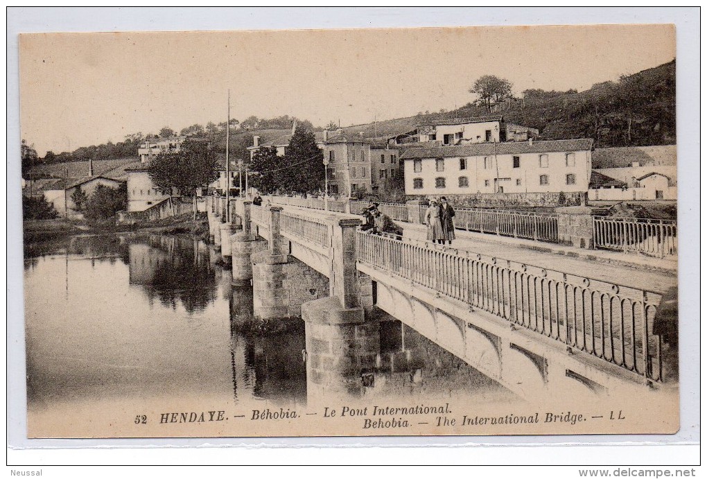 Tarjeta Postal Hendaye, Le Pont International - Hendaye