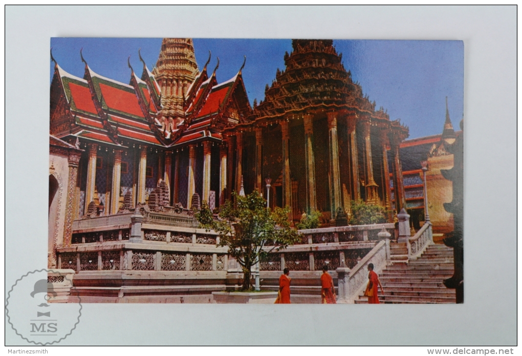 Thailand Postcard - Inside The Temple Of The Emerald Bnddha, Bangkok - Tailandia