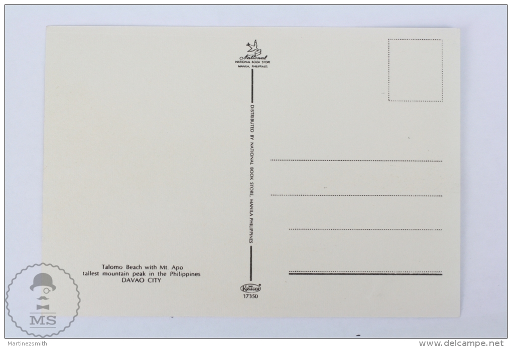 Philippines Postcard - Talomo Bach With Mt. Apo Tallest Mountain Peack - Davao City - Filipinas