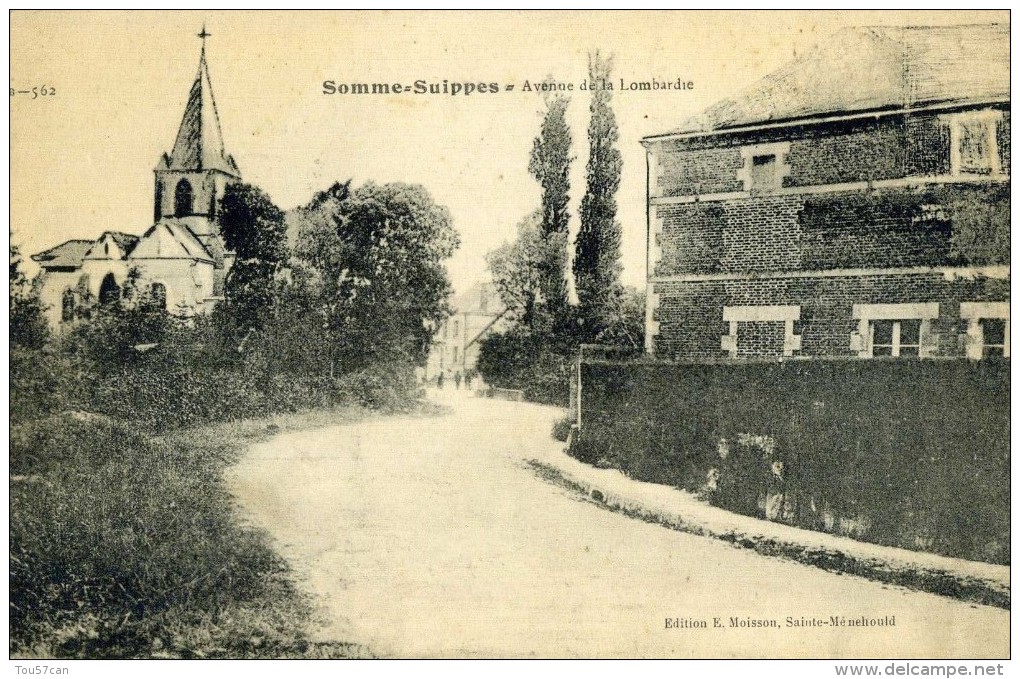 SOMME SUIPPES - MARNE  (51)  -   PEU COURANTE CPA. - Autres & Non Classés