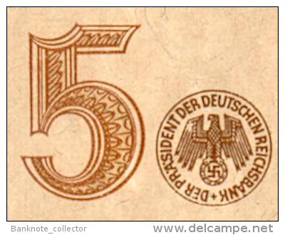 Deutschland, Germany - 5 Reichsmark, ( H.J. Hitlerjunge ) Ro. 179 B , 1942 - 1948 ! - 5 Reichsmark