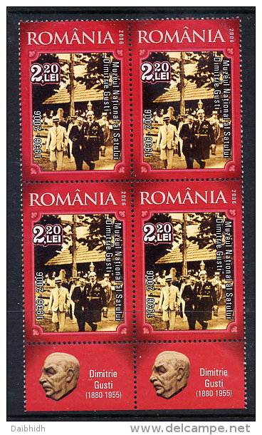 ROMANIA 2006 Village Museum Block Of 4    MNH / **.  Michel 6072 - Unused Stamps