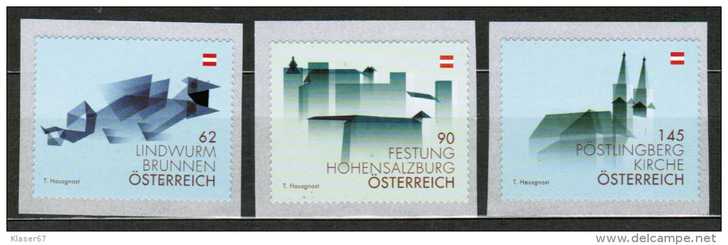 AT 2013 MI 3090-92 - Unused Stamps