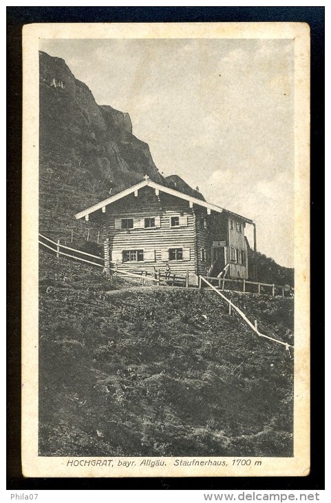 Hochgrat, Bayr. Allgau. Staufnerhaus 1700 M / Postcard Circulated - Oberstaufen