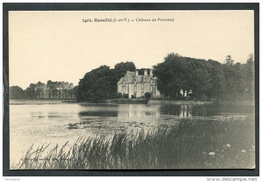 CPA - ROMILLE - Château De Perronay - Autres & Non Classés