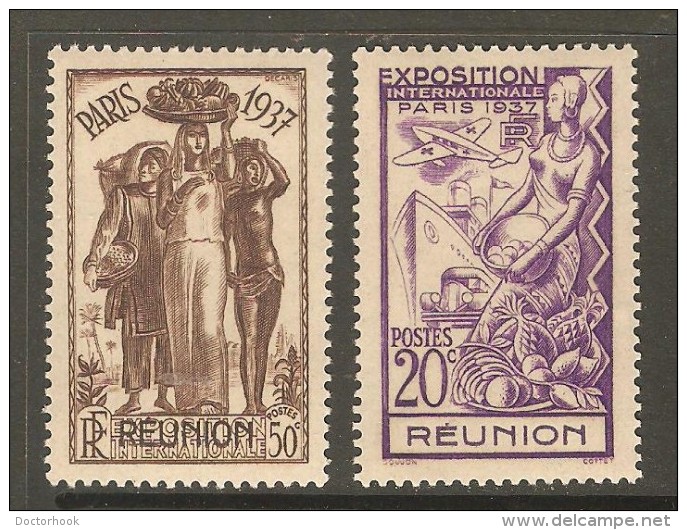 REUNION    Scott  # 167-72*  VF MINT LH - Nuevos