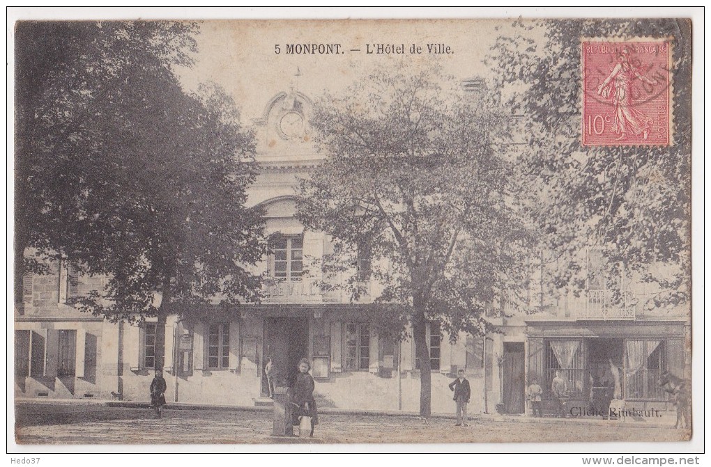 Monpont Sur L´Isle - L'Hôtel De Ville - Autres & Non Classés