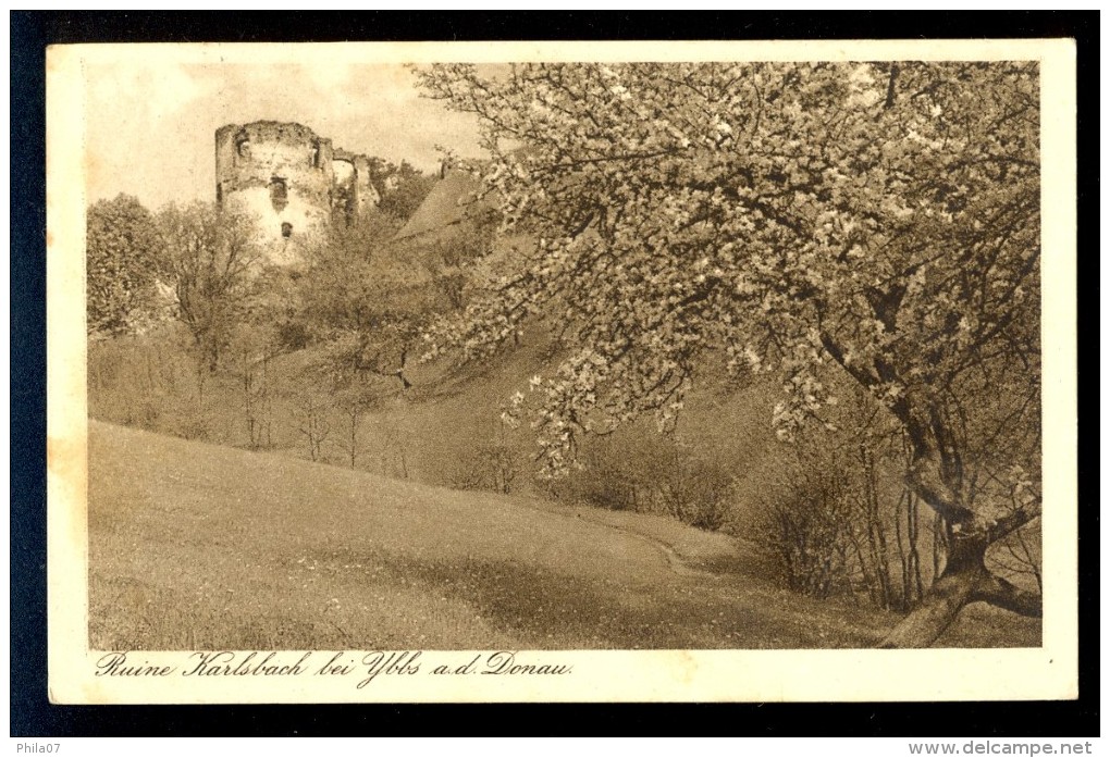 Ruine Karlsbach Bei Ybbs A.d. Donau / Postcard Circulated - Sonstige & Ohne Zuordnung