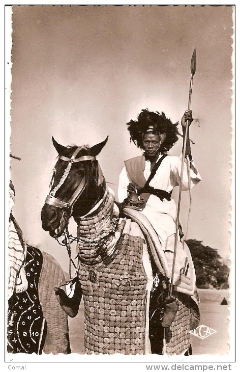 CPSM . TCHAD  - Cavalier Foulbé Du Sultan De Binder - - Chad